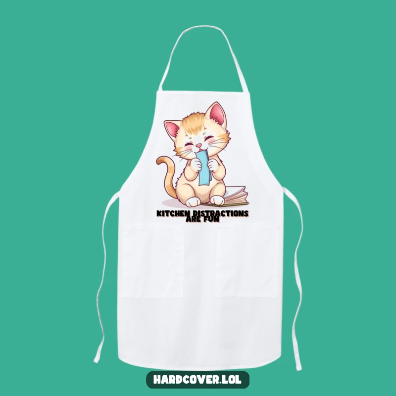 Funny Kitten Kitchen Apron - Playful Chef Gift for Cat Lovers