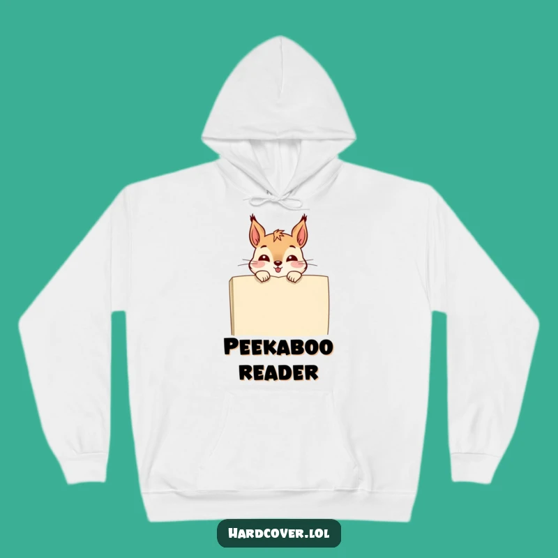 Cozy Funny Squirrel Book Hoodie: Warm & Humorous Gift for Readers