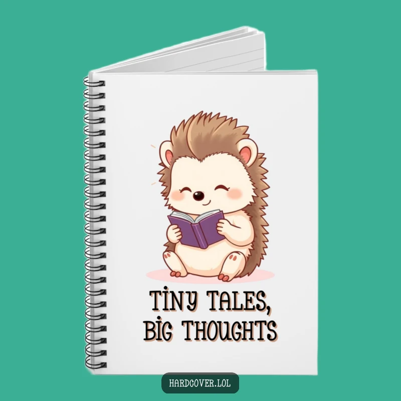 Funny Hedgehog Reading Notebook: Content Character Journal for Writers