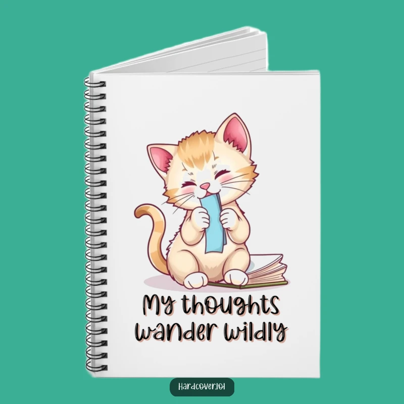 Funny Kitten Notebook - Playful Journal Gift for Cat Lovers